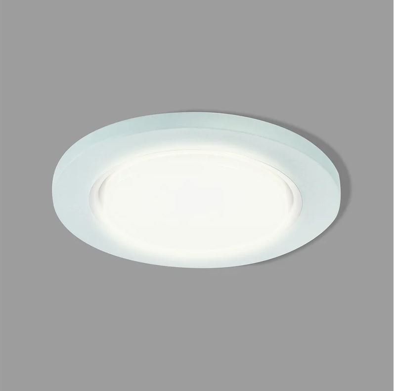 Светильник точечный под лампу матовое стекло GX53 (30)