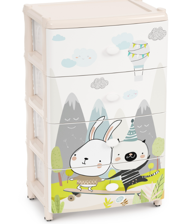 Комод 4 секции "Мульти-пульти" широкий (1) М2265