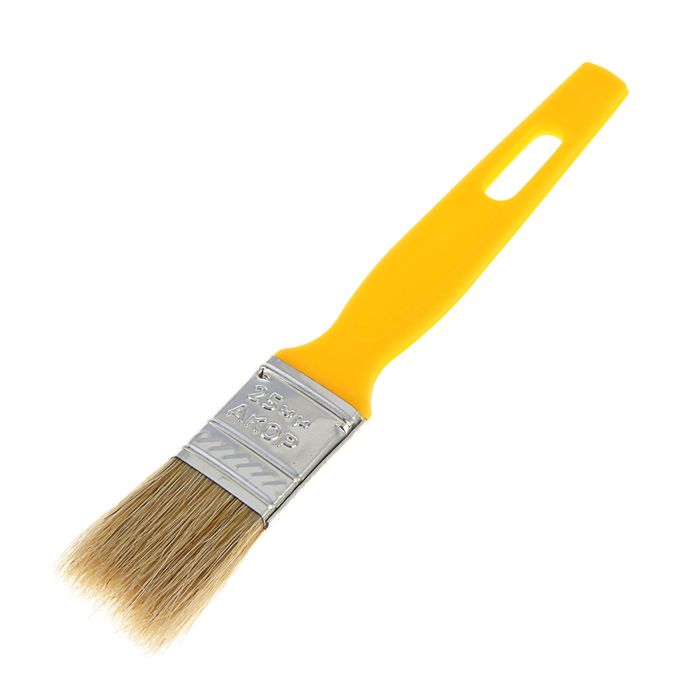 Кисть КФУ (удлиненная) эксперт 50*12 желтая ручка (160)