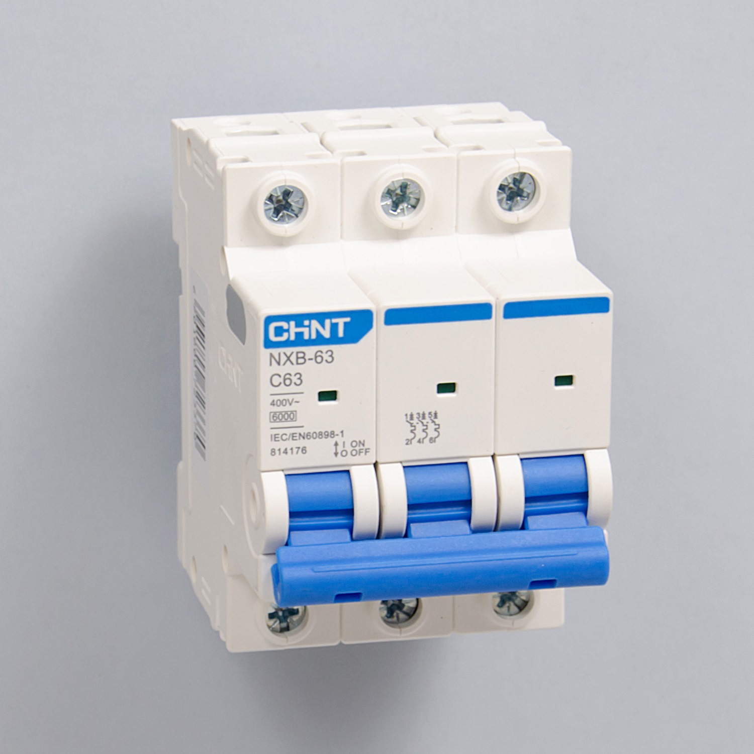 Автоматический выключатель 3P C 63А 6кА NXB-63 (R) CHINT 814176 (4)