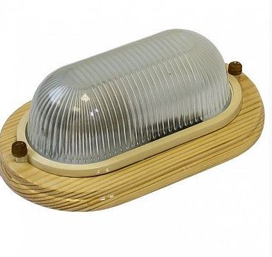 Termo 60 60 18 Светильник для бани/сауны квадрат, IP54 60вт 1хЕ27, цвет береза (8)