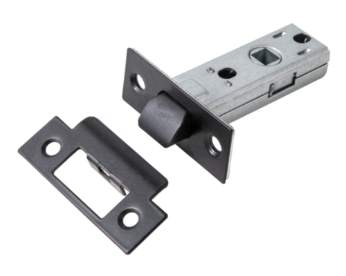 Защелка В2В 5-45 с пласт язычком, черный (100)