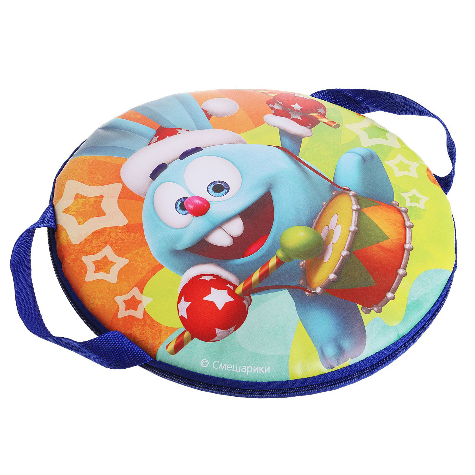 Ледянка-плюшка "Крош с барабаном", d=35 см