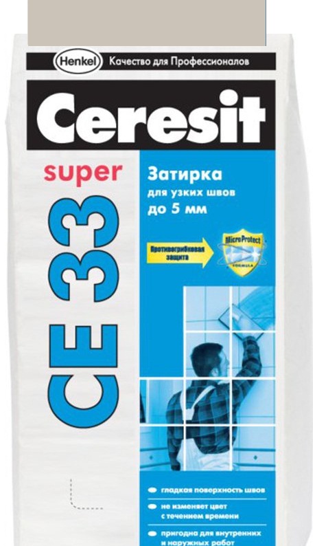 Затирка Ceresit CE 33 2кг Сиена (12)