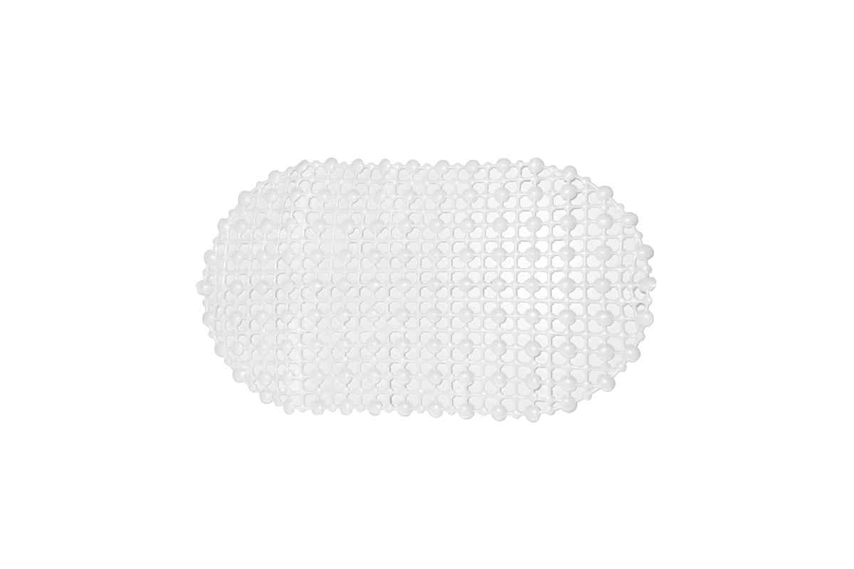 Ковер антискользящий Delphinium коллекция "J-6635" 66х35см, белый