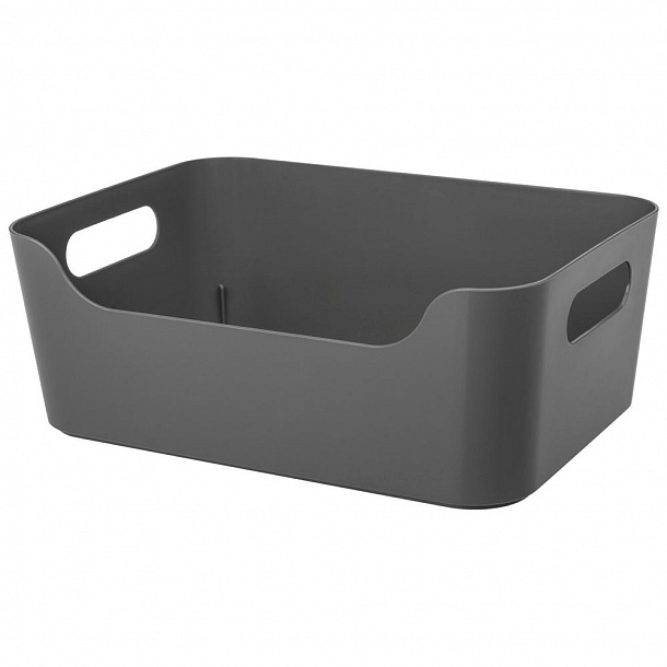 Корзина универс. 340*240*140мм 10,0л Scandi серый (10) 433222711 Быт