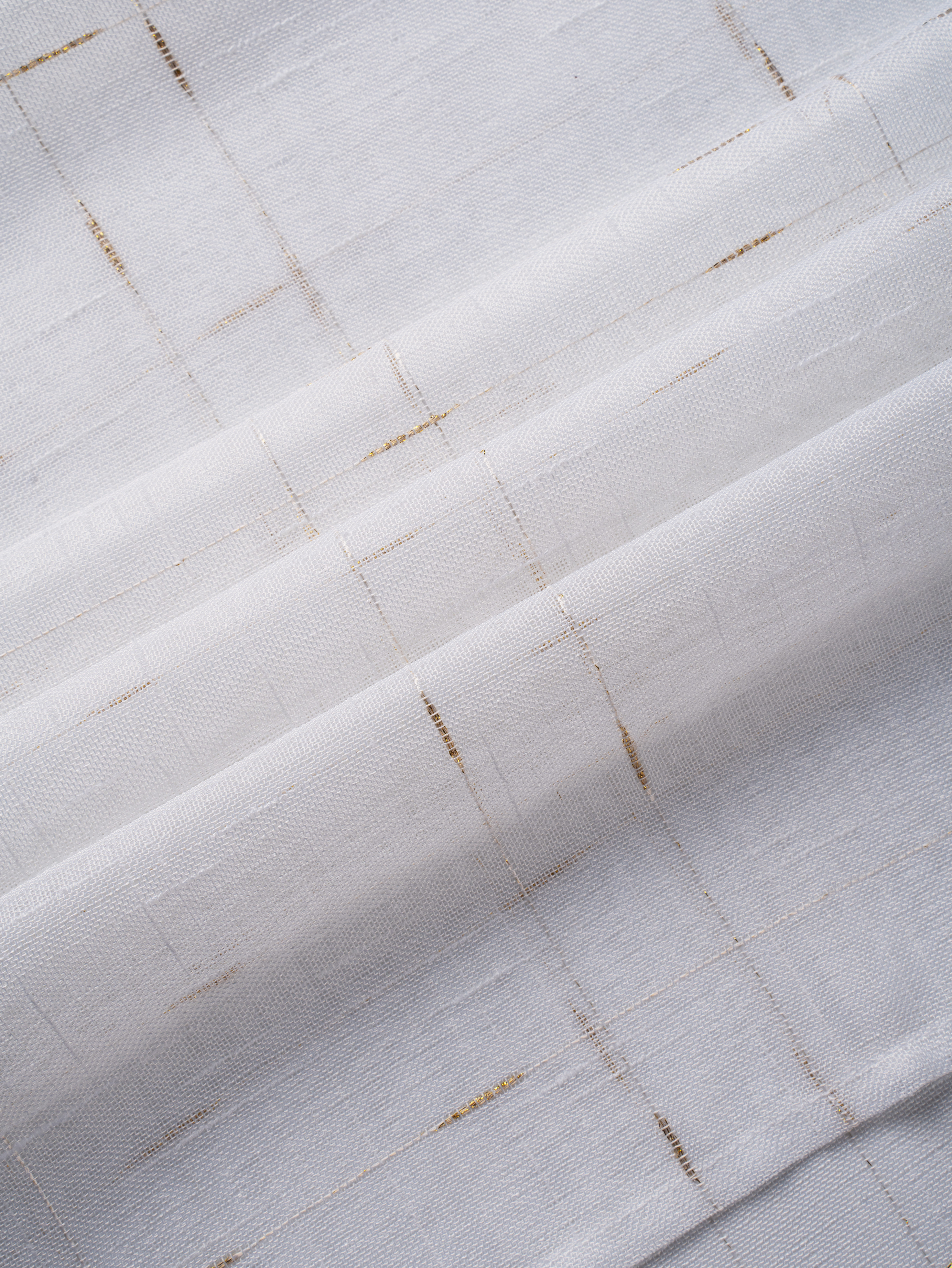 Тюль Лён 500*260 белый ГП