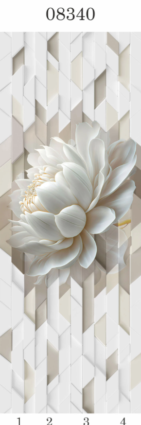 Панель ПВХ Фиеста панно (декор 4 панели) арт.08340 0,25*2,7 (уп.12шт)