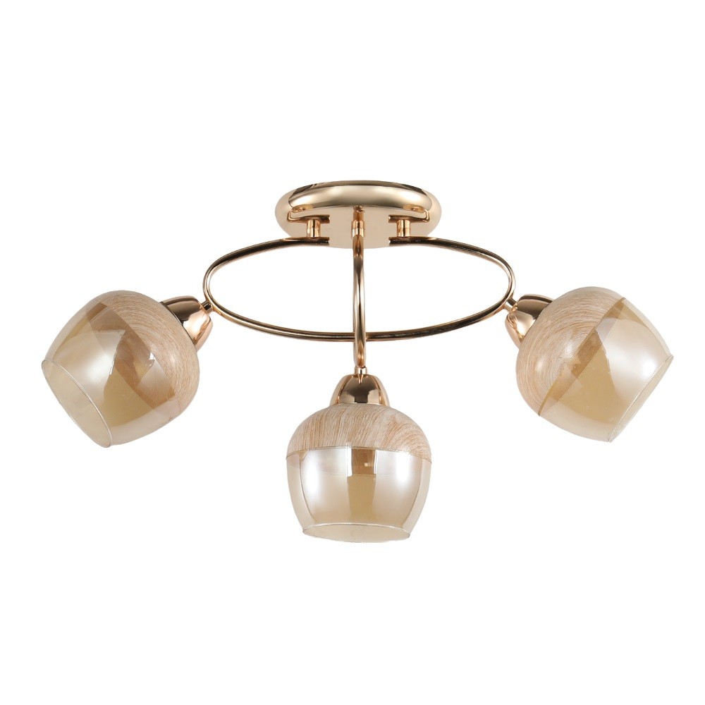 Светильник потолочный 12210/3FGD AMB+WD в стиле модерн (7м2)