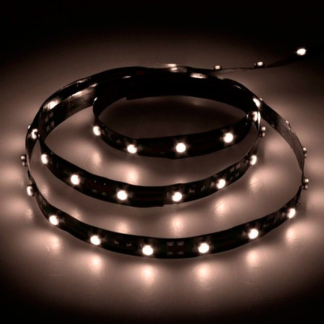 Лента светодиодная 12V 4,8W 60SMD 3528 IP20 белый (уп. 5м.)  Feron LS603(__)