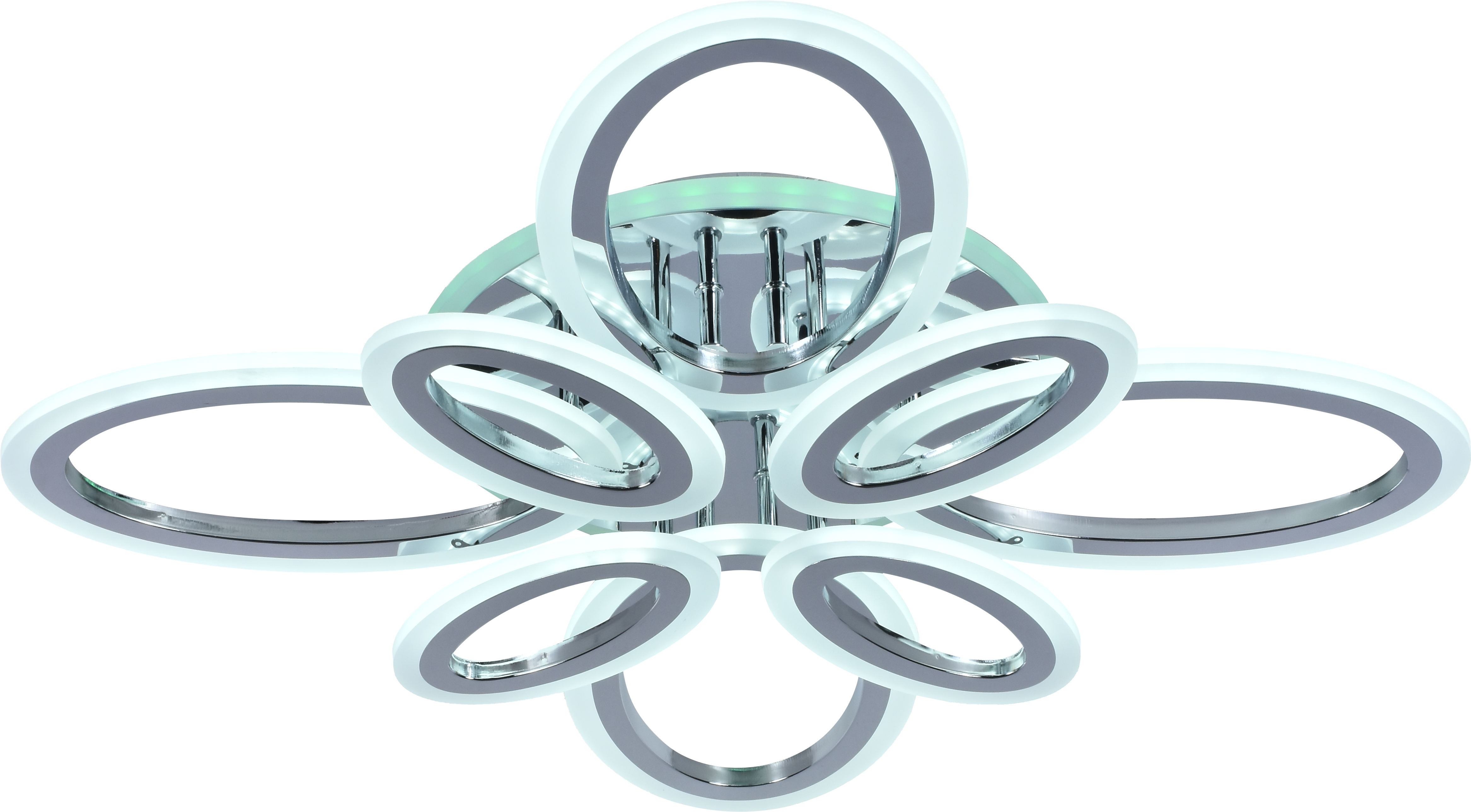 Светильник AU61630/4+4 CR RGB LED Хром 125+8W ПДУ