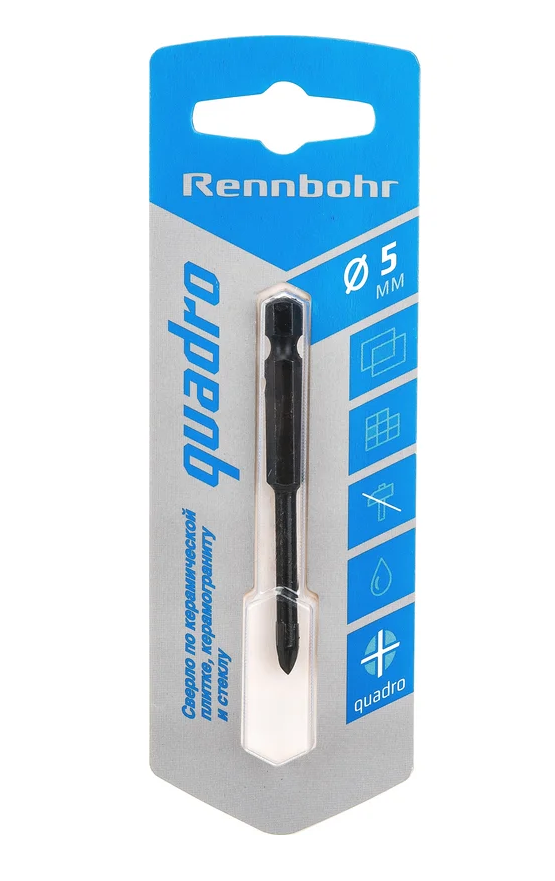 Сверло по керамике  5,0мм "RB" Quadro
