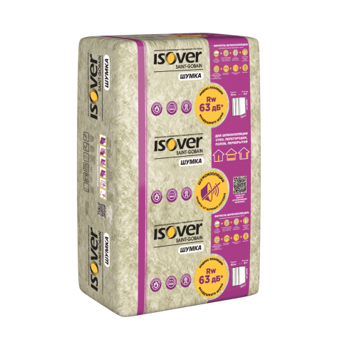 Ветонит (Изовер) Шумка 50*610*1000 6,1м2=0,305м3 (10/48)