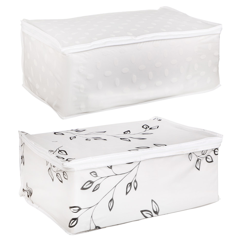 Кофр для подушек и одеял, ПЕВА, 60х40х25см, 2 дизайна VETTA Винсент