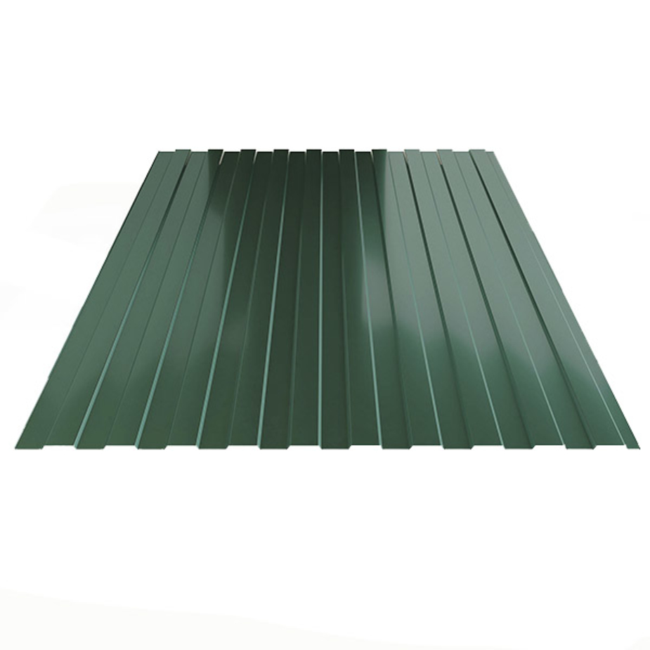 Профилированный лист С-8 (0,45*1200*2000) RAL 6005 зеленый мох (КИТАЙ)