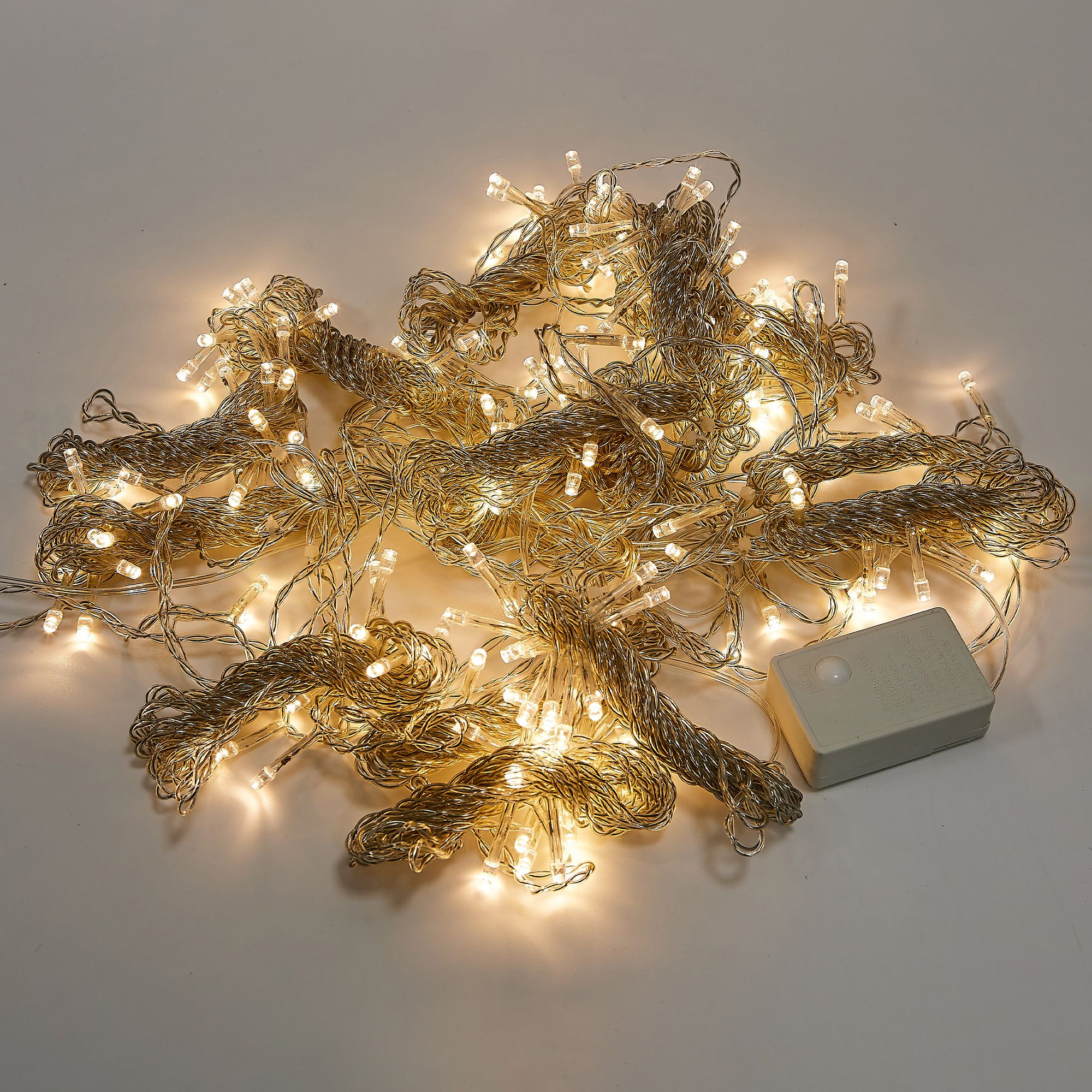 Занавес светодиодный, 3х3м. 192 светодиода. Теплый белый свет. ULD-C3030-192/DTA WARM WHITE IP20 