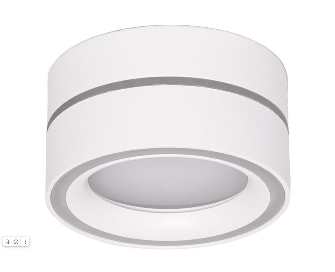 Светильник потолочный 12W, 230V, GX53, белый, HL455 Feron (50)