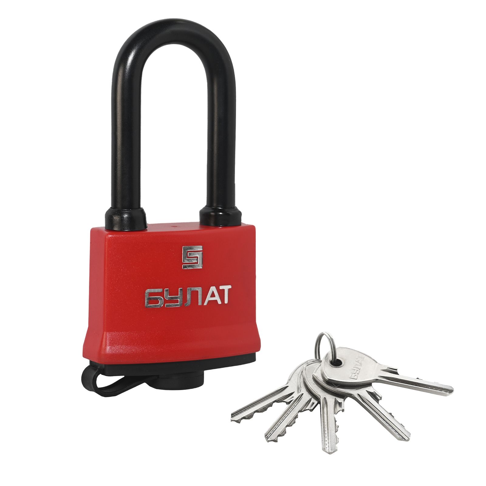 Замок навесной БУЛАТ ДД ВС 1-П58-01 ПЛ всепогодный 5 кл. d=10,1мм (48,6)