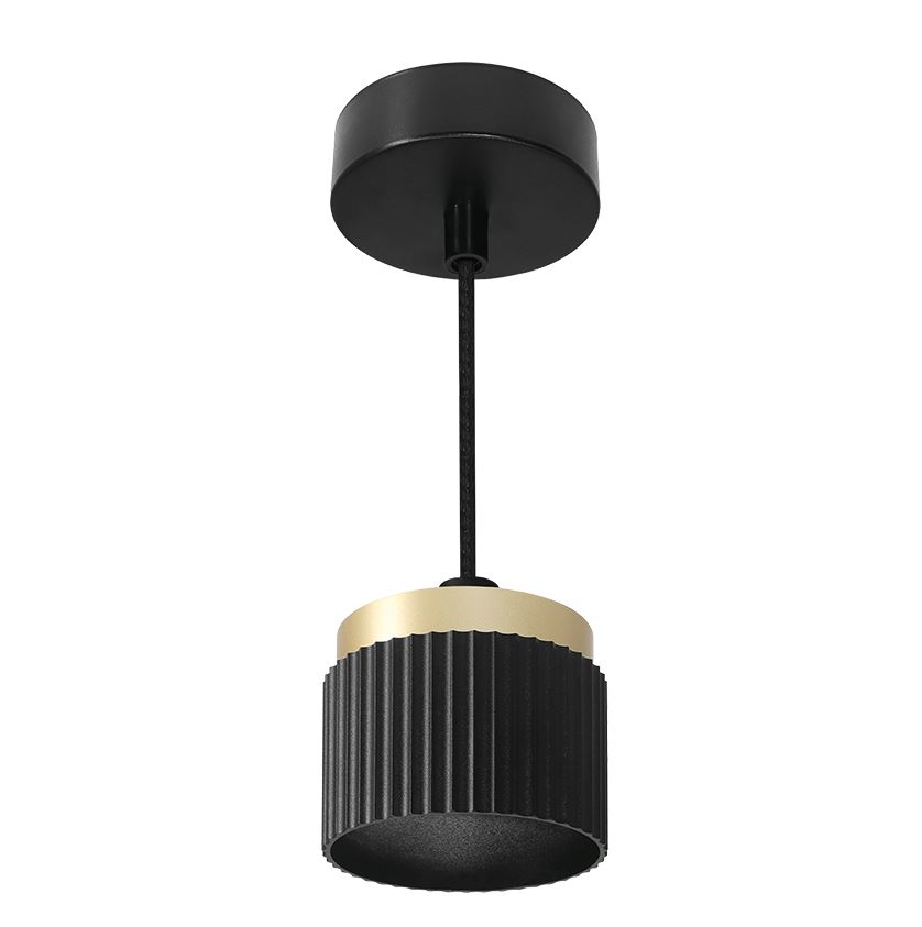 Светильник подвесной под лампу GX53 Черный/Золото Белый/Золото WOLTA MUSE (20)