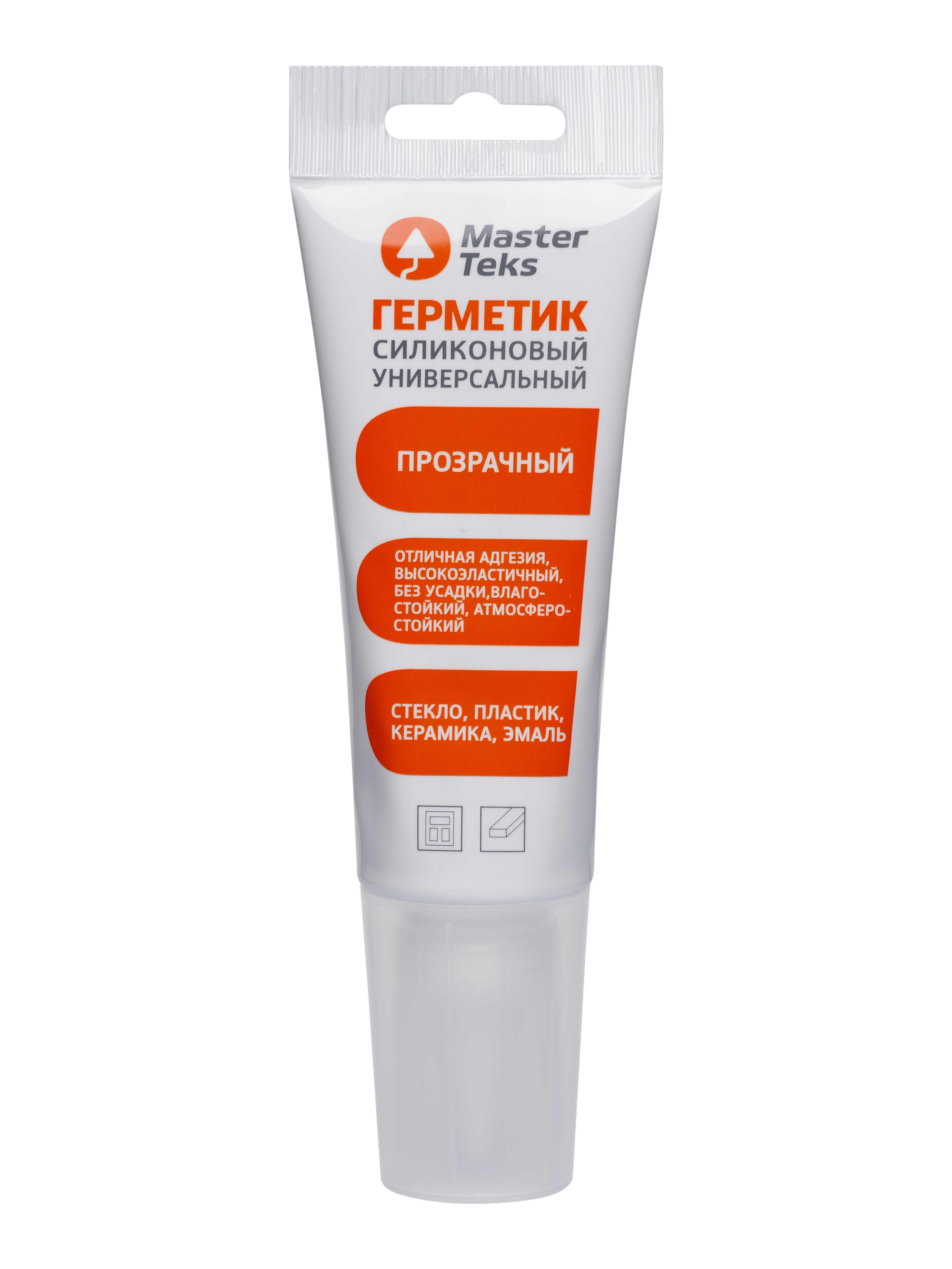 MasterTeks герметик силиконовый универсальный 0,04 прозрачный_фото_ЛИЦО