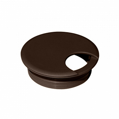 Розетка для компьютер. стола, коричневая (1 шт) - пакет (10)