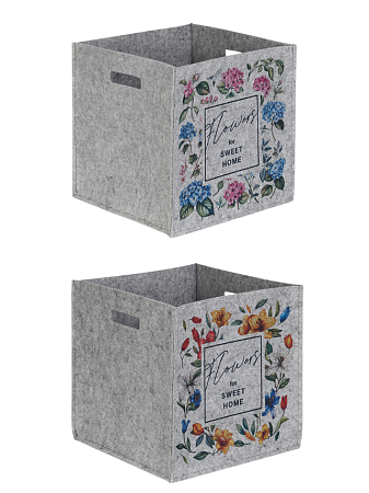 Органайзер для хранения "FLOWERS", 30х30х30см, 24л