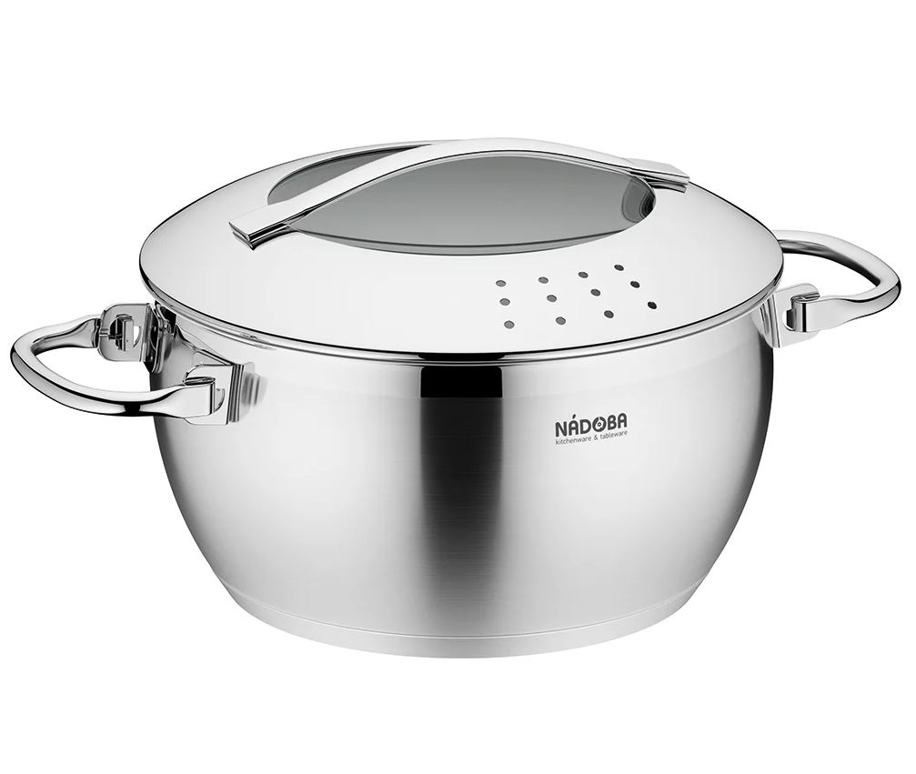 Кастрюля со стекл. крышкой, 16 см/1,4 л, NADOBA, серия MARUSKA							