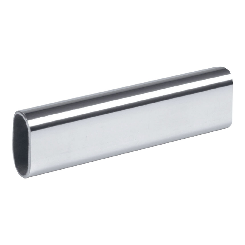 Труба овальная 30х15х3000х0,8, хром (10)