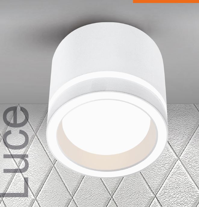 Светильник накладной под лампу GX53 Белый LUCE WOLTA 