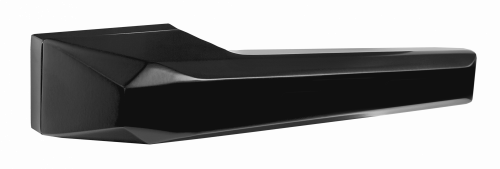Ручка дверная РЕНЦ ЛЮКС 01 "Бавено", прямоуг накл, черный (20)