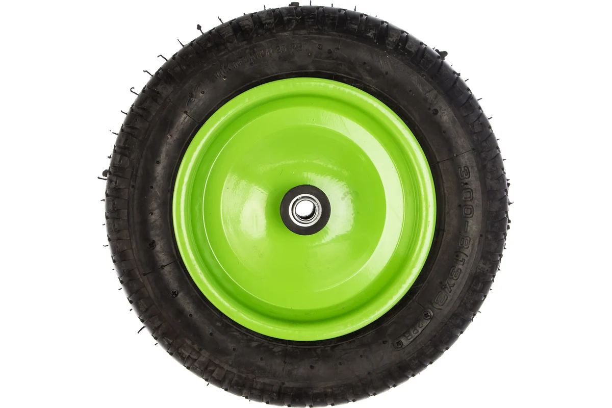 Колесо пневматическое 3.00-8, длина оси 90мм ,подшипник 16мм// Сибртех(1)