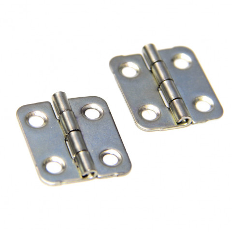 Петля карточная 22*24 никель 2шт (20)