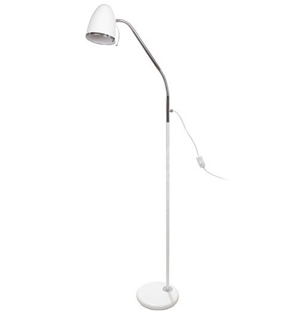 Светильник напольный НТ-309 W белый, торшер, 230V 40W E27(_20_)