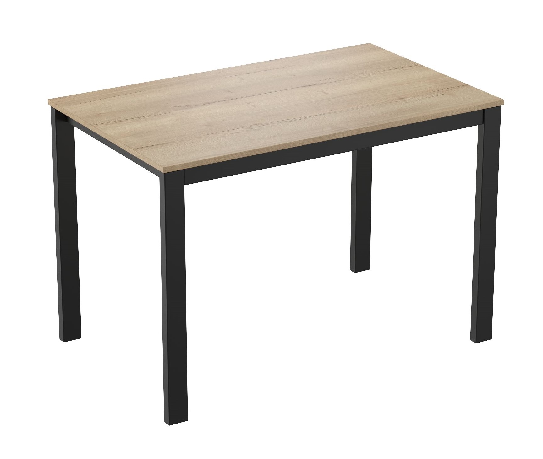 Стол Бейсик-4 дуб натуральный/чёрный