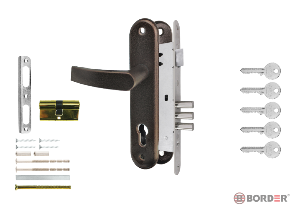 Замок врезной САМ ЗВ4-3 5кл., Медь Ц (12)