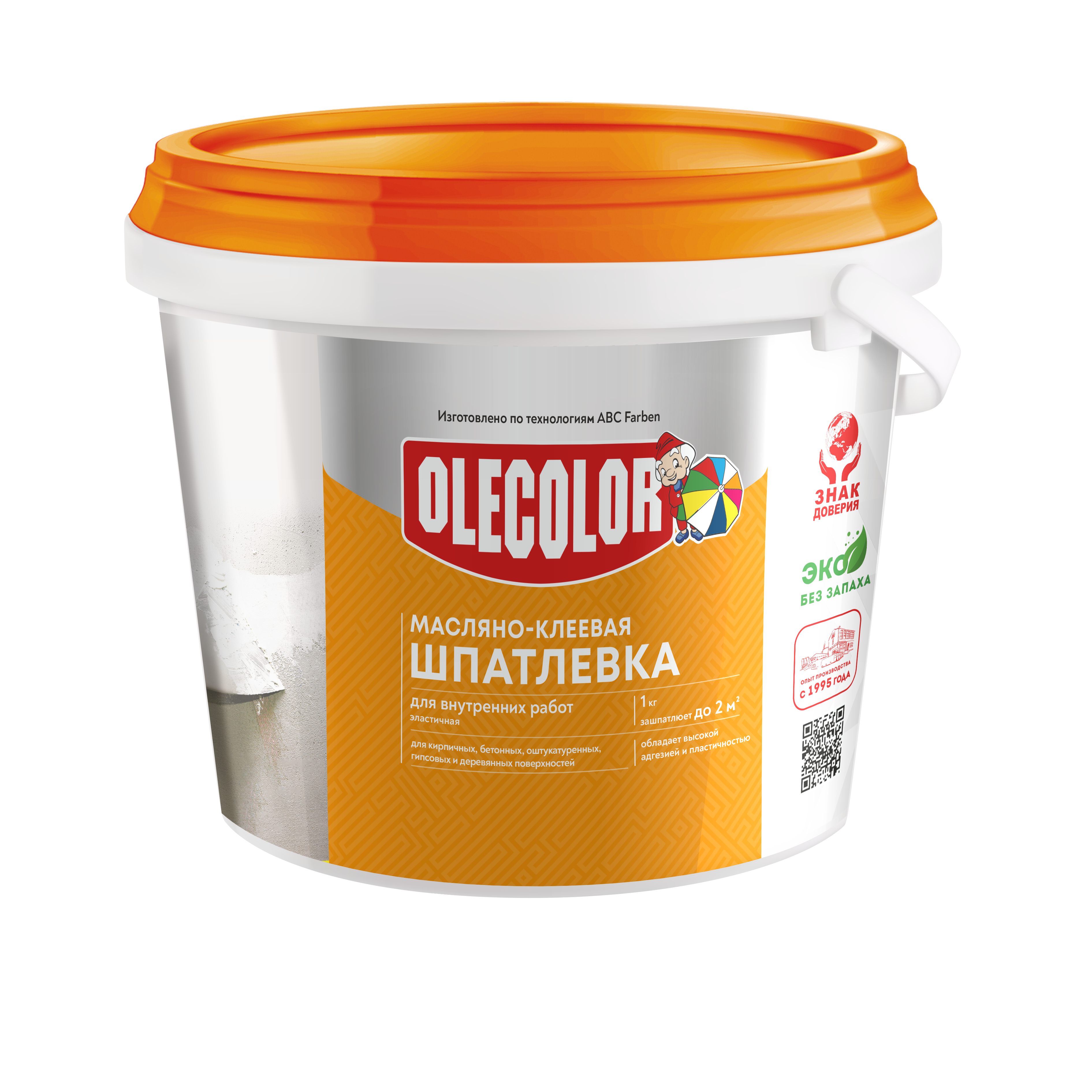 Шпатлевка масляно-клеевая 3,5кг Олеколор (6)