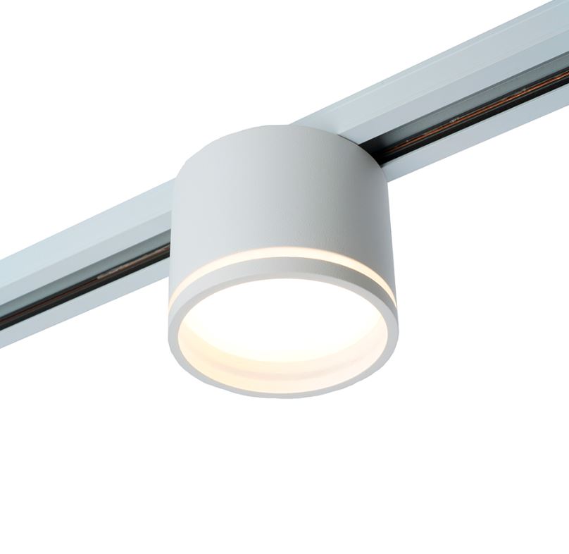 Светильник трековый под лампу GX53, белый, AL135, серия Luna Feron