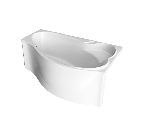 Ванна акриловая GRACIA 150 90 R 2