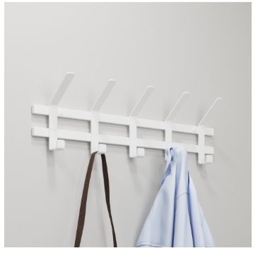 Вешалка настенная "ТОРОНТО 5" (Белый)