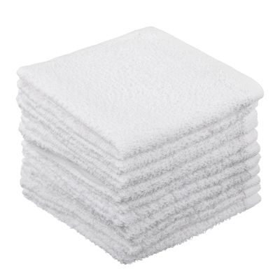 Комплект салфеток махровых для уборки 10 шт 25х25см, белый PROVANCE Лайт