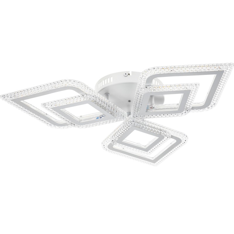 Светильник светодиодный 52929 7 LOSANGA с ДУ 3 реж 108Вт 33м² белый Ritter