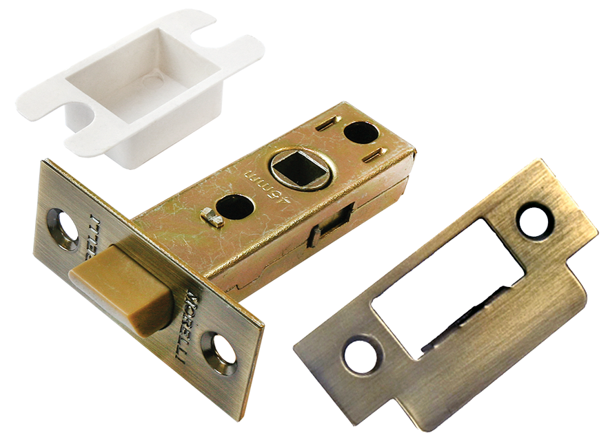 Защелка дверная LP6-45 AB пластик яз., бронза (100)