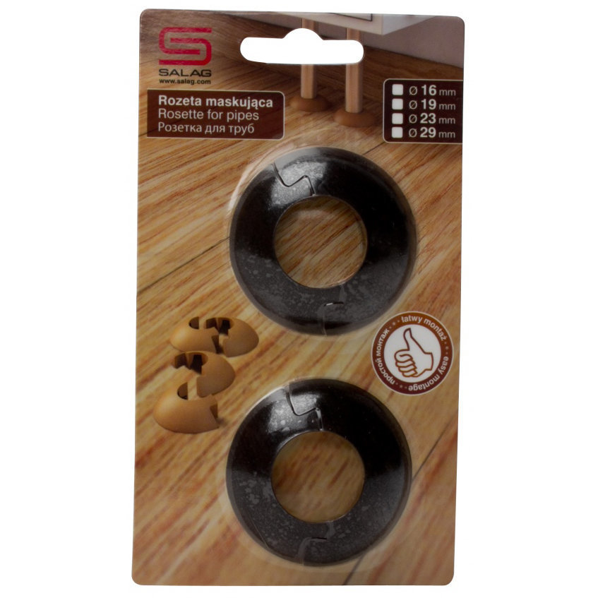 Розетка для труб Дуб Венге 23мм (2шт) (5)