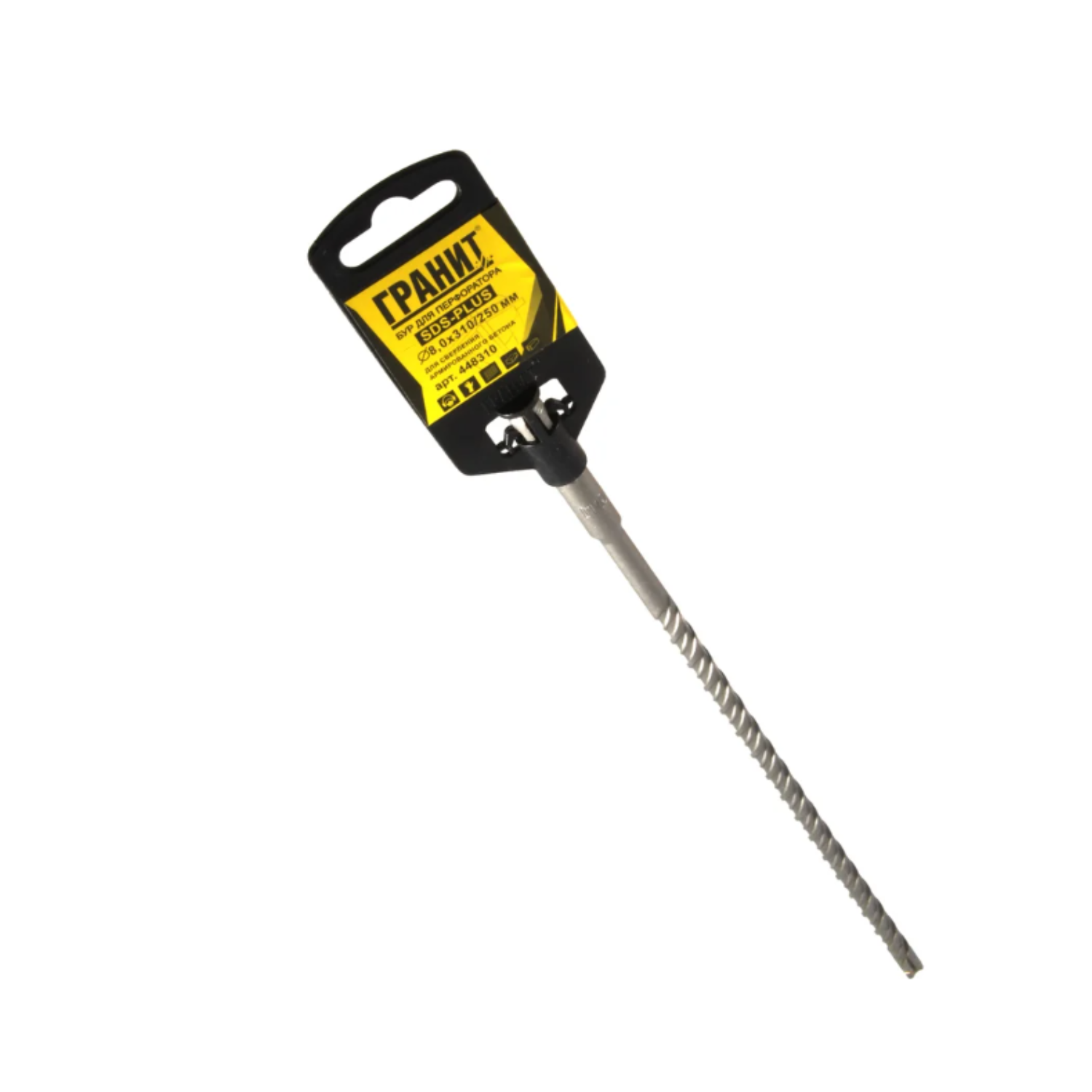 Бур д/перфоратора 8*310/250 Гранит (1/20)