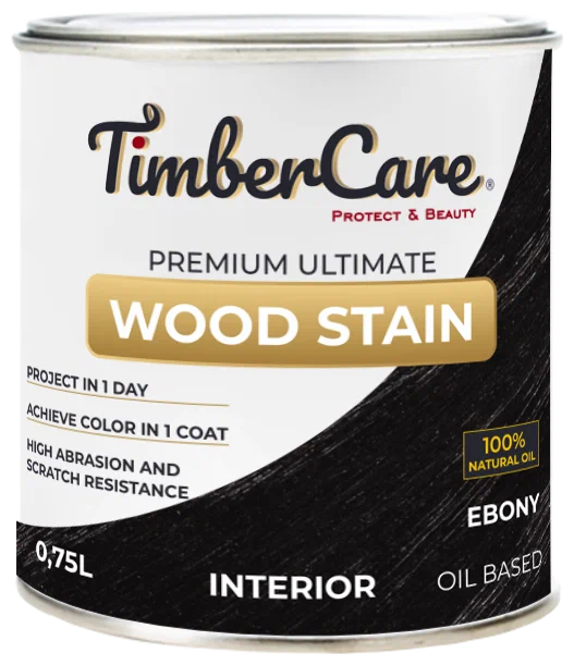 Тонирующее масло TimberCare Wood Stain Эбеновое дерево 0,75л (4)