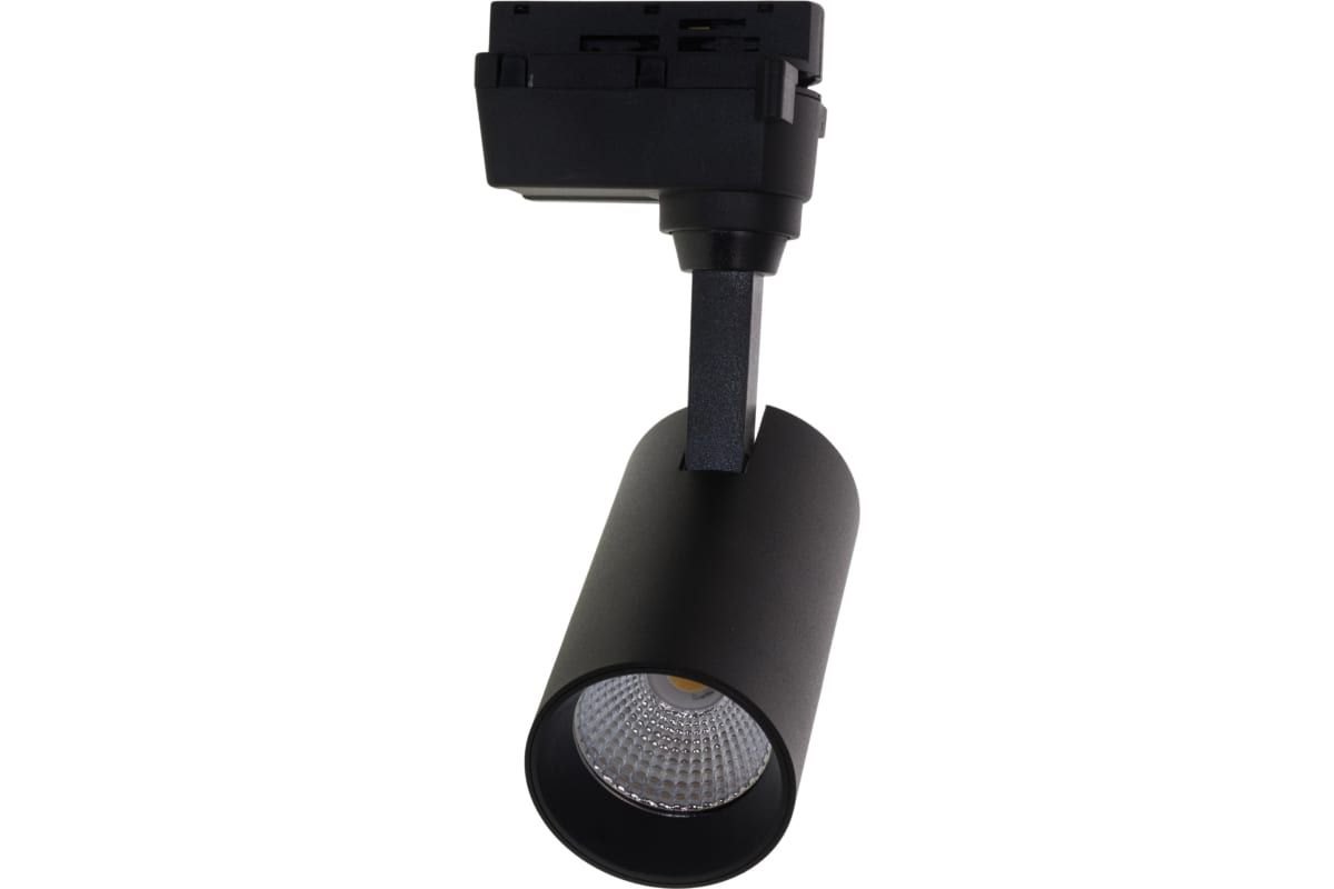 Светильник трековый светодиодный 10Вт 4000К 800лм Черный корпус (40)