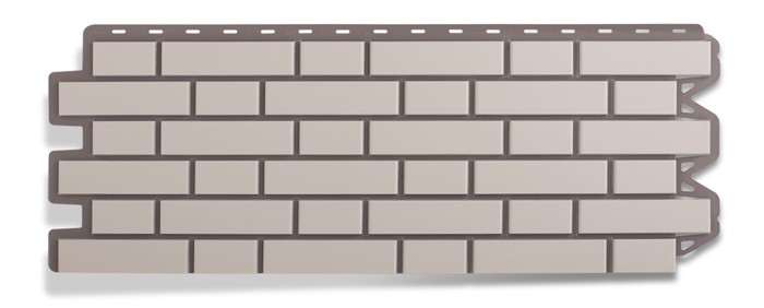 Панель Клинкерный Кирпич Белый (1,220 *0,440м*0,017) Альта-Профиль (10)