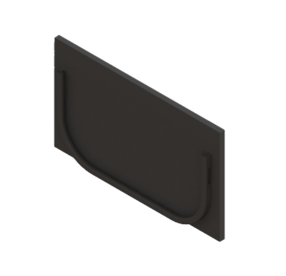 Торцевая заглушка с замками, для лотка DN100 Н70 SP