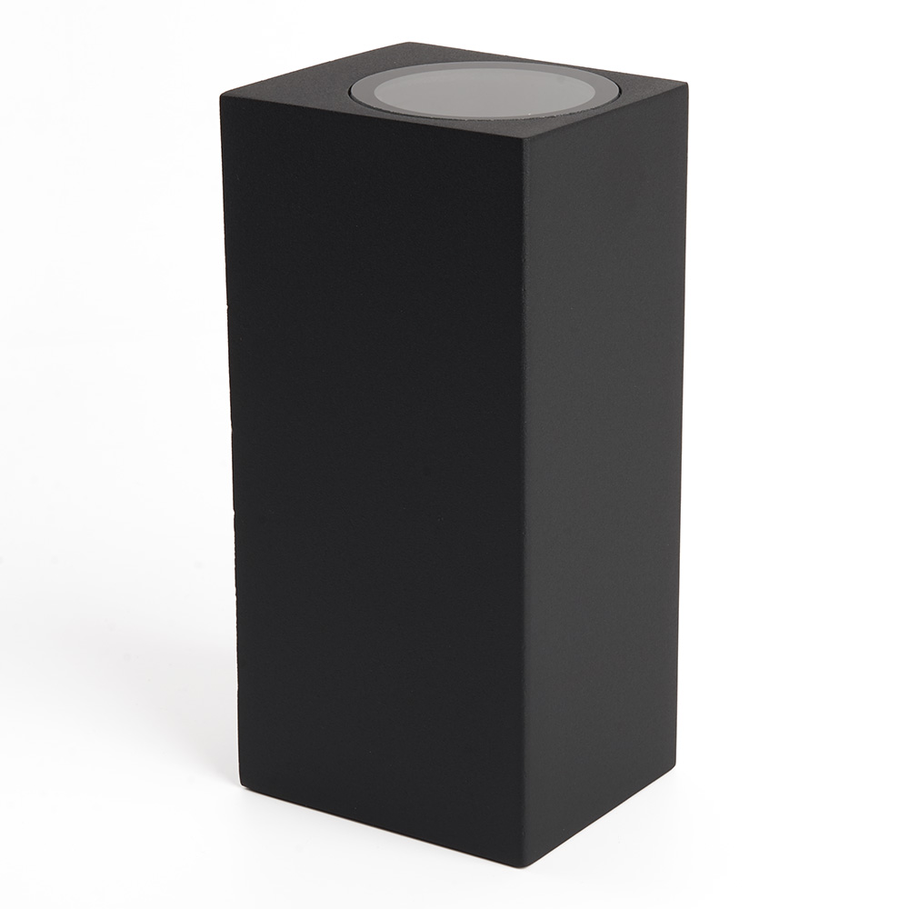 Светильник садово-парковый, 230V 2*GU10, DH051, черный (на стену)(_20_)