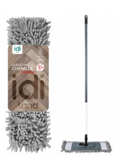 Швабра с насадкой из микрофибры, телескоп.ручка 70-150см "Chenille Compact" букли (12) 231202000/00